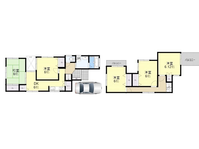ゆう4の間取り図